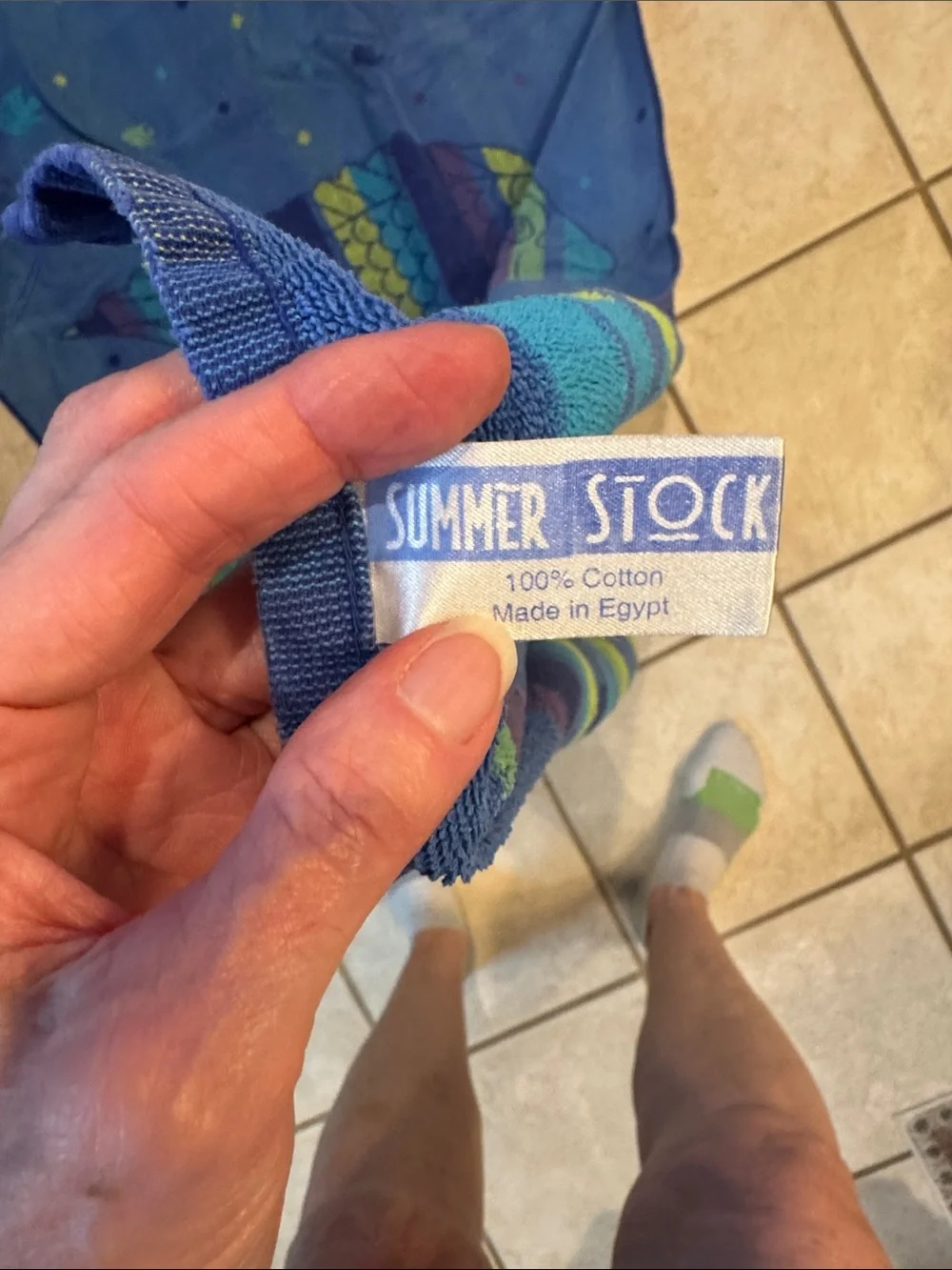 Various beach towels